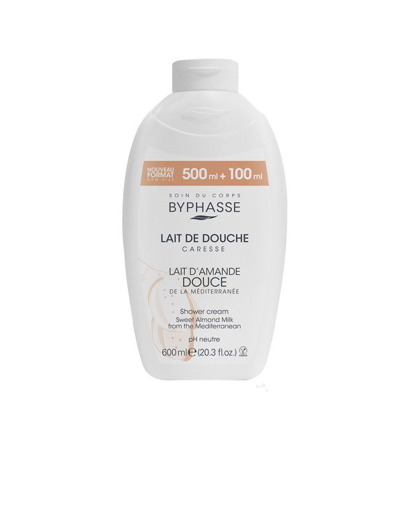 CARESSE crema de ducha leche de almendra dulce 600 ml