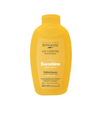 GLOW SUNSHINE leche corporal iluminadora con prebióticos 400 ml
