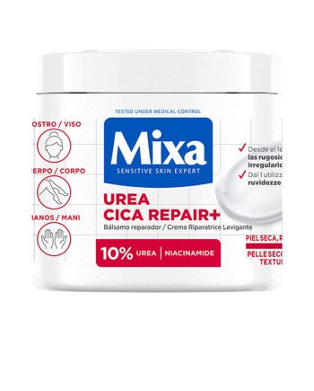 MIXA UREA CICA REPAIR+ bálsamo reparador piel seca y rugosa 400 ml