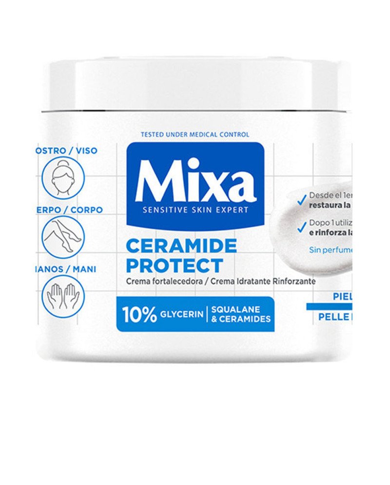 MIXA CERAMIDE PROTECT crema fortalecedora piel muy seca 400 ml