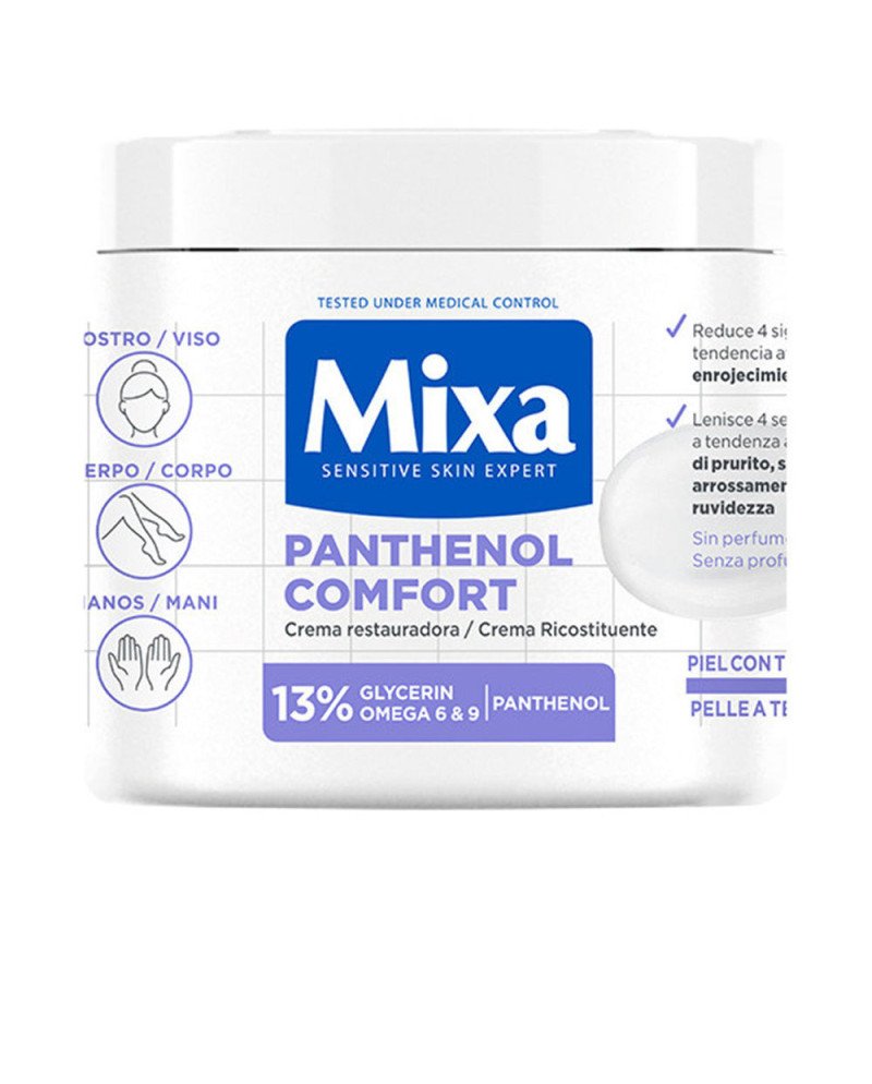 MIXA PANTHENOL COMFORT crema restauradora piel con tendencia atópica 400 ml