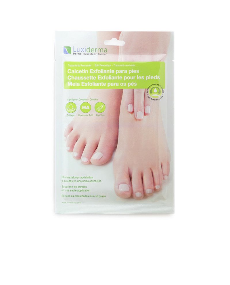 LUXIDERMA calcetín exfoliantes para pies 2 pz