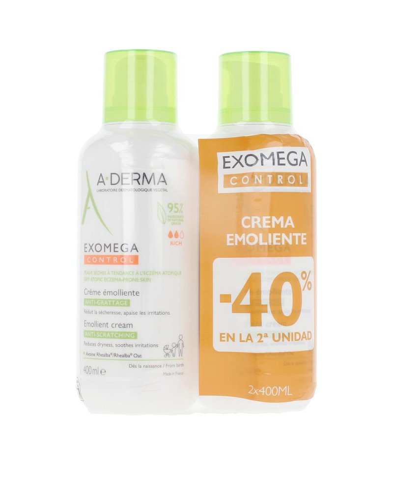 EXOMEGA CONTROL crema emoliente pack 2 x 400 ml