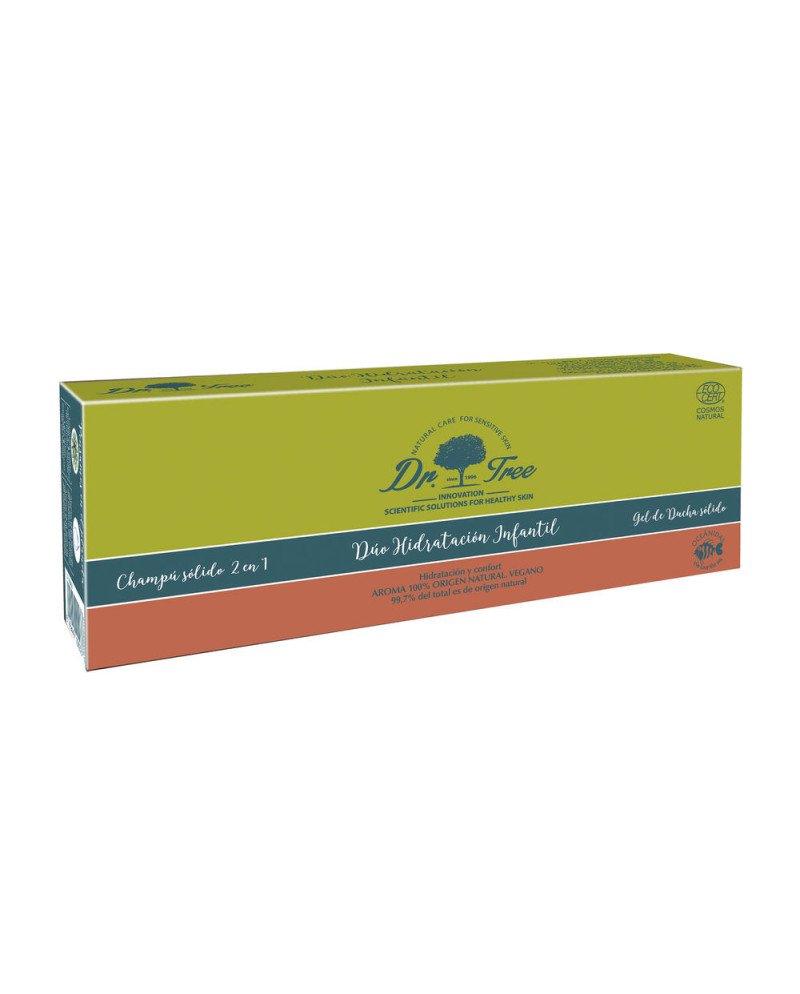 CHAMPÚ Y GEL SÓLIDOS HIDRATACION INFANTIL PIEL SENSIBLE ESTUCHE 2 pz