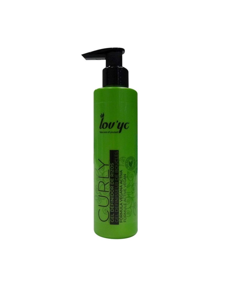 Lovyc Curly Gel Definidor De Rizos Formula Vegana 200Ml