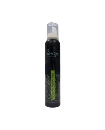 Lovyc Curly Espuma Capilar Anti-Frizz Formula Vegana Fijacion Fuerte 200Ml