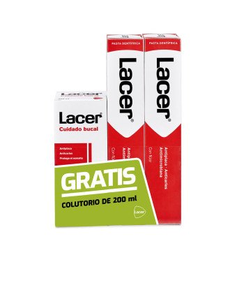 PASTA DENTÍFRICA PACK 2 x 125 ml + colutorio 200 ml