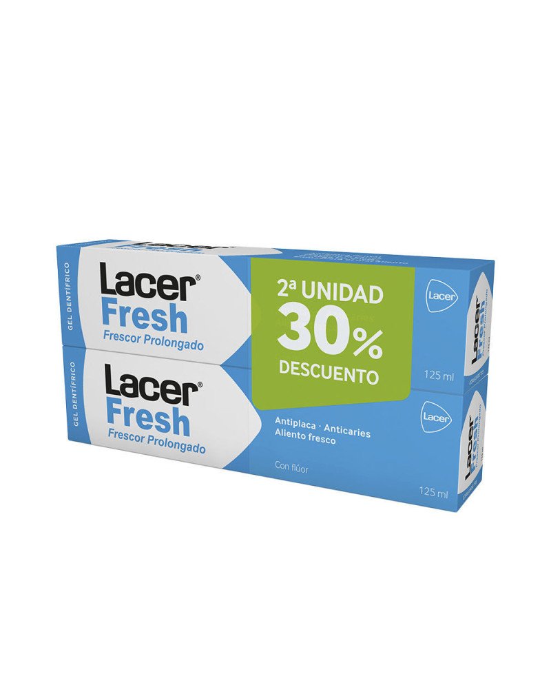 LACERFRESH GEL DENTÍFRICO PACK 2 x 125 ml