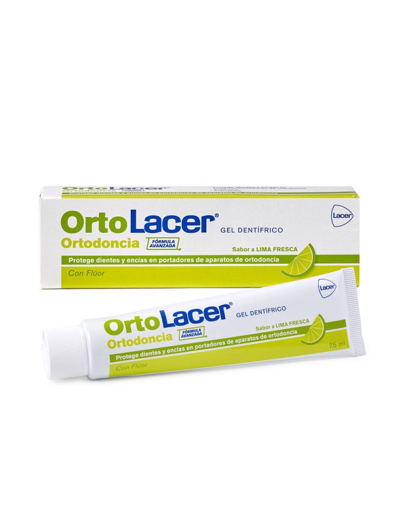 ORTOLACER gel dentífrico lima 75 ml