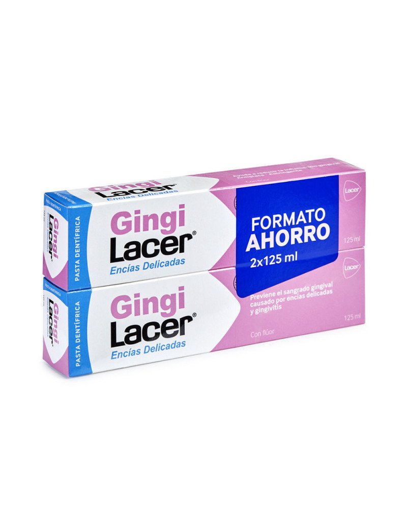 GINGILACER PASTA DENTÍFRICA PACK 2 x 125 ml