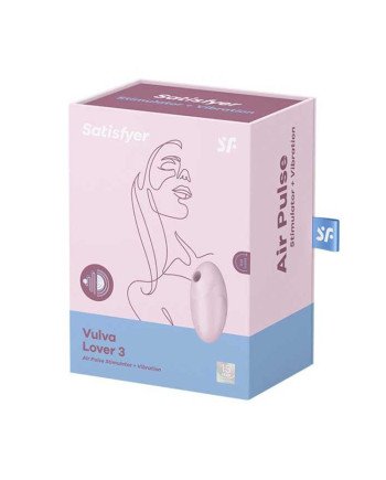 Satisfyer Vulva Lover 3 Air Pulse Stimulator Rosa 1Un