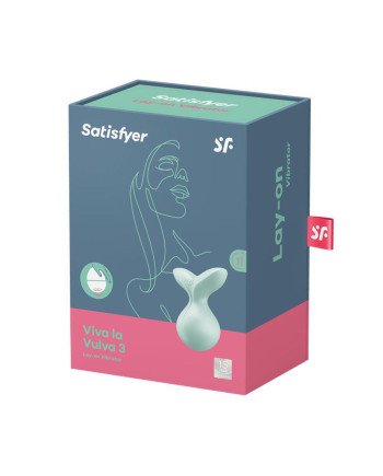 Satisfyer Viva La Vulva 3 Lay-On Vibrator Menta 1Un