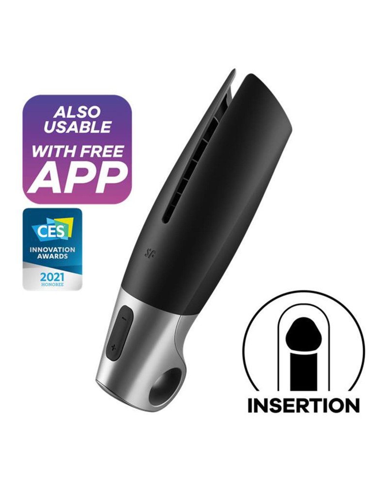 Satisfyer Power Masturbador Negro Negro 1Un