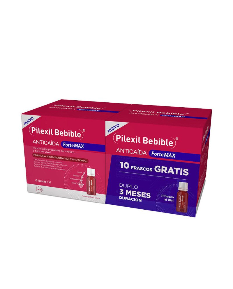 PILEXIL FORTE MAX anticaída bebible pack 2 x 45 u