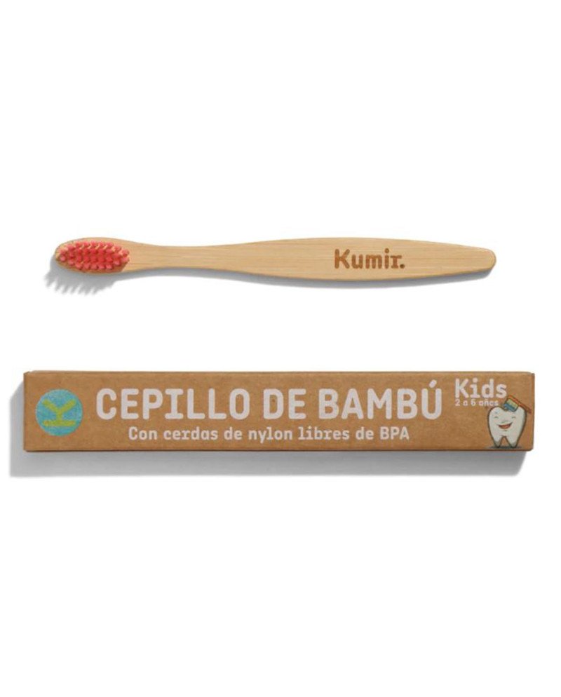 Lovyc Kids Cepillo De Dientes Bambu Rojo 1Un