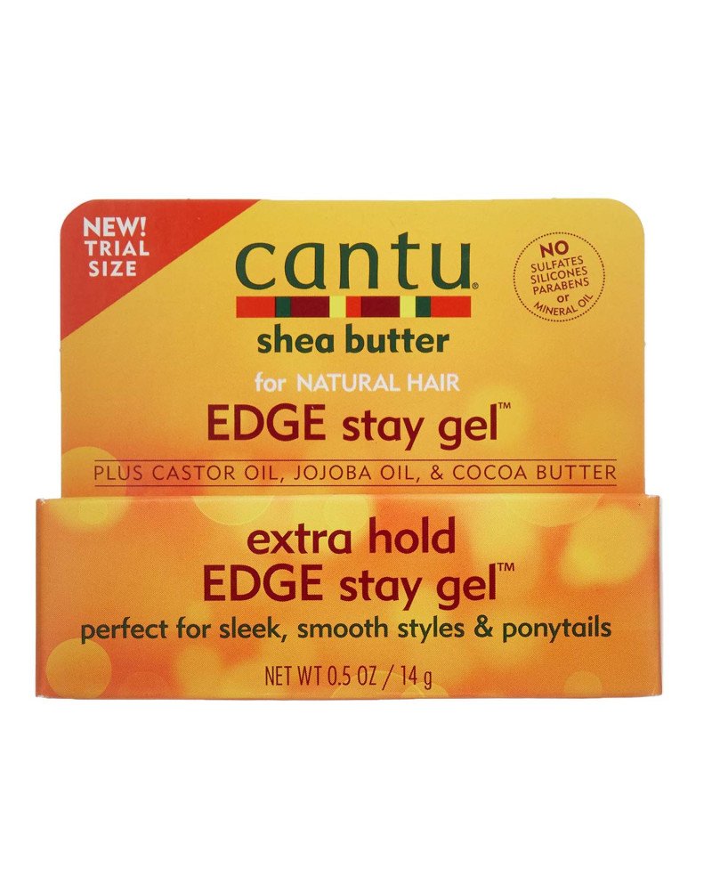 Cantu Shea Butter Edge Stay Gel Para Cabello Natural 14Gr