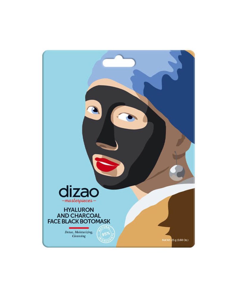 Dizao Hyaluron And Charcoal Face Black Botomask 1U