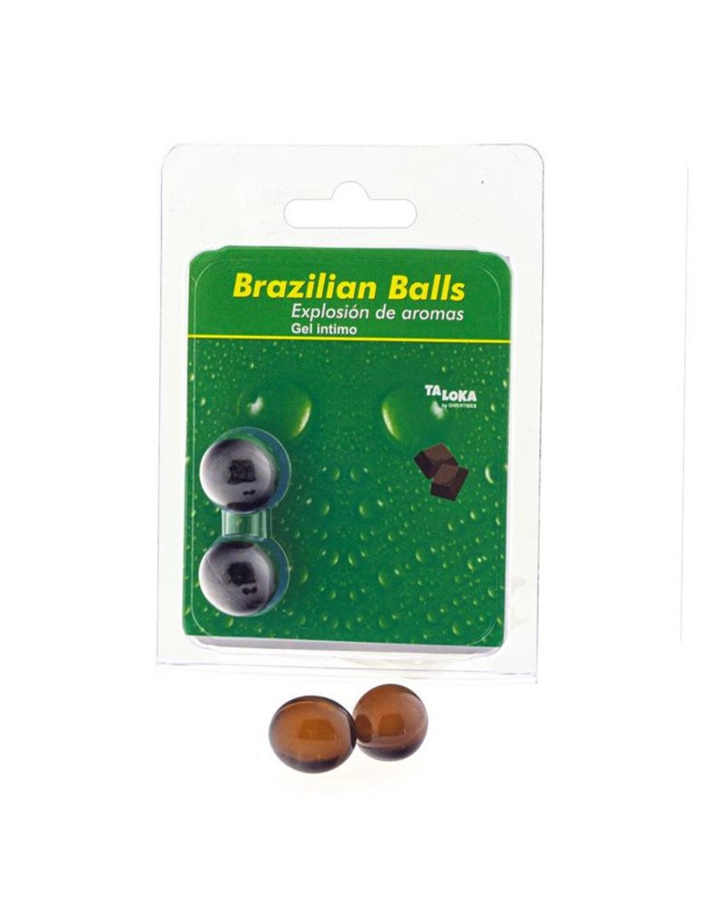 Brazilian Balls Balls Gel Intimo Aroma Chocolate 1Un