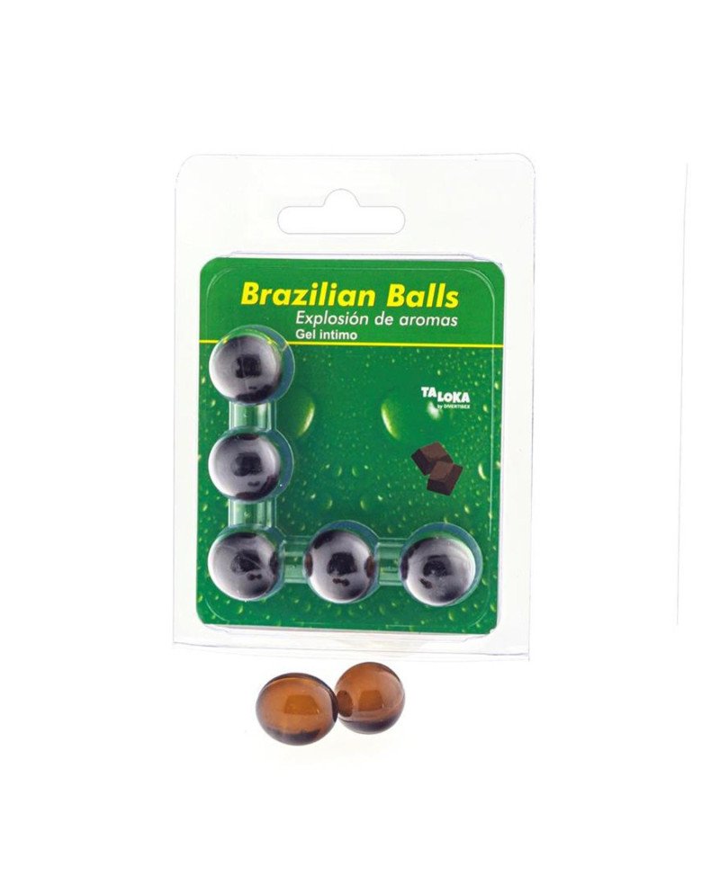 Brazilian Balls Balls Gel Intimo Aroma De Chocolate 1Un