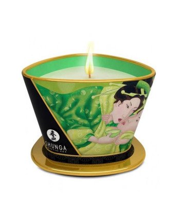Shunga Verde Exotic Vela De Masaje 1Un