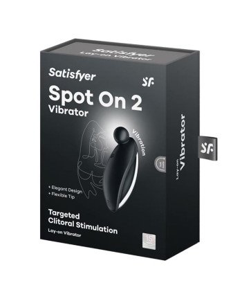 Satisfyer Spot On 2 Vibrador Negro Negro Estimulacion Del Clitoris 1Un