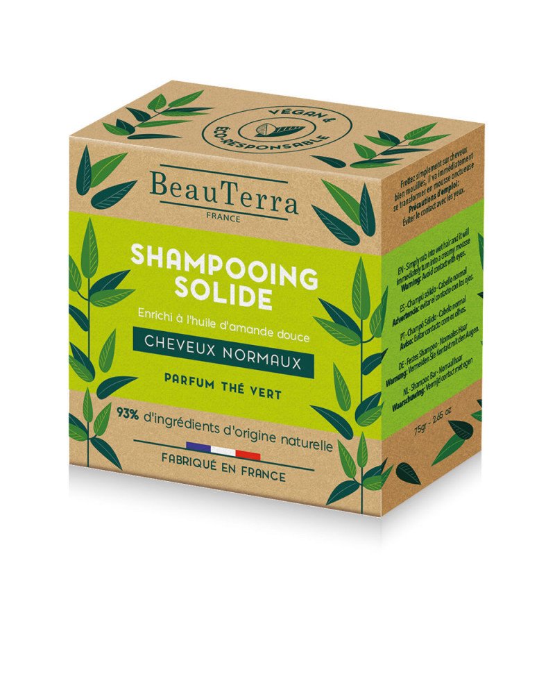 SOLIDE champú té verde 75 gr