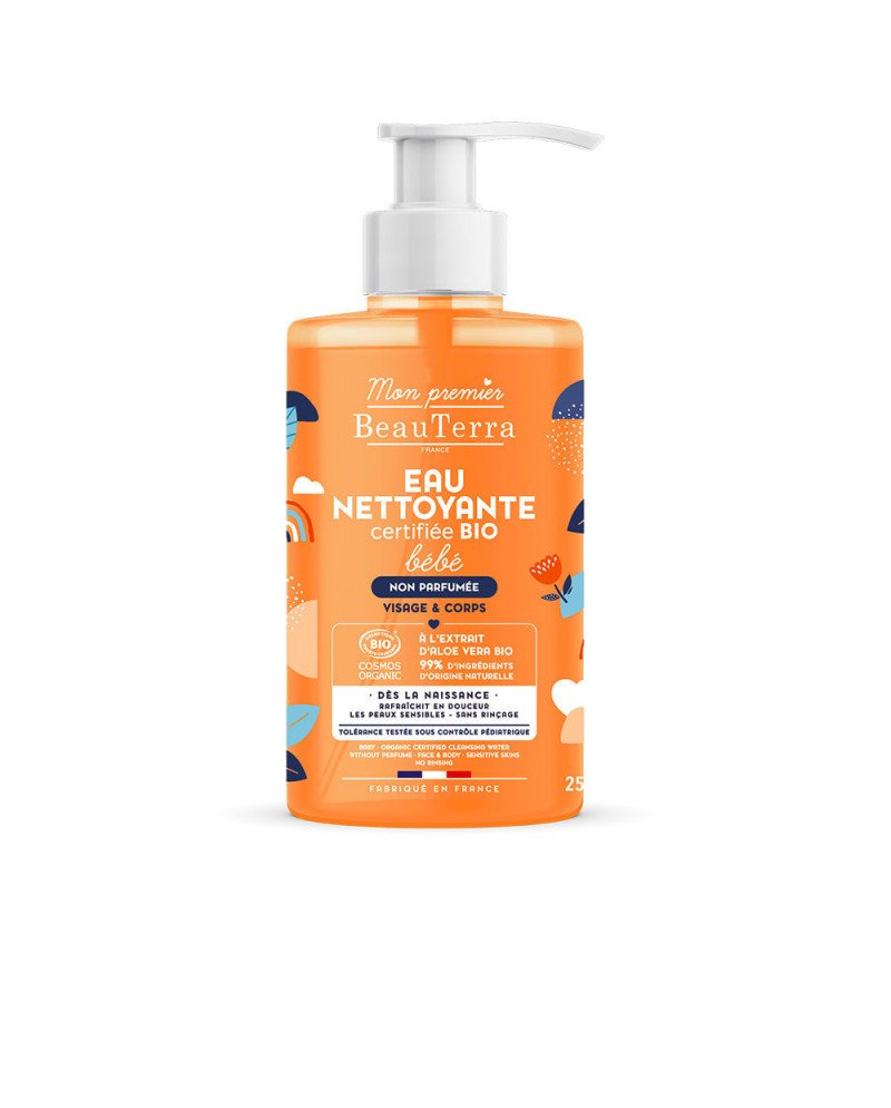 BIO BEBÉ agua limpiadora sin perfume 750 ml