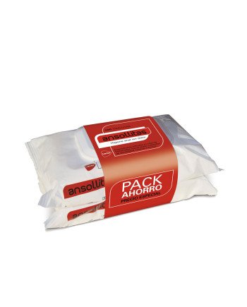 ANSOLLITAS TOALLITAS PACK 2 x 50 uds
