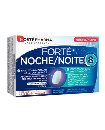 FORTÉ NOCHE 8 H adormecimiento más rápido comprimidos 30 u