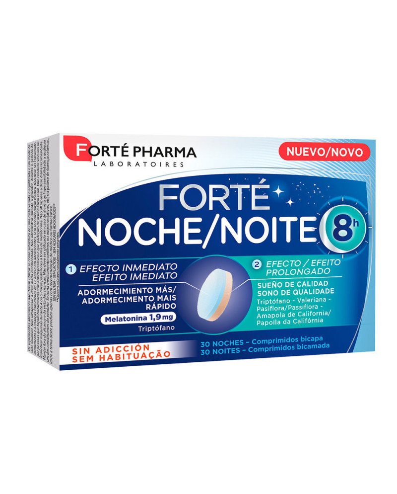 FORTÉ NOCHE 8 H adormecimiento más rápido comprimidos 30 u