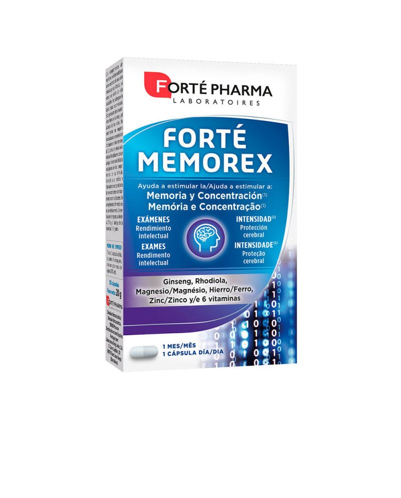 FORTÉ MEMOREX multivitaminas + eleuterococcus 28 comprimidos