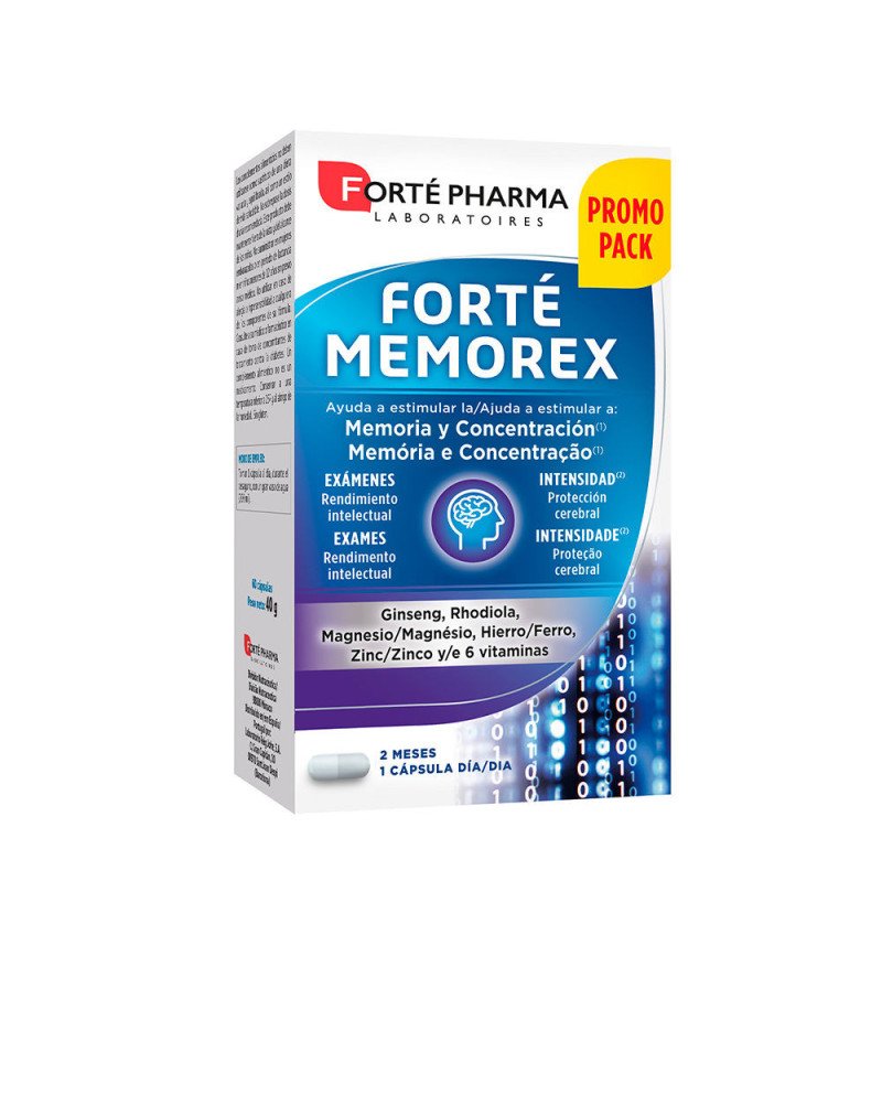 FORTÉ MEMOREX multivitaminas + eleuterococcus 56 comprimidos