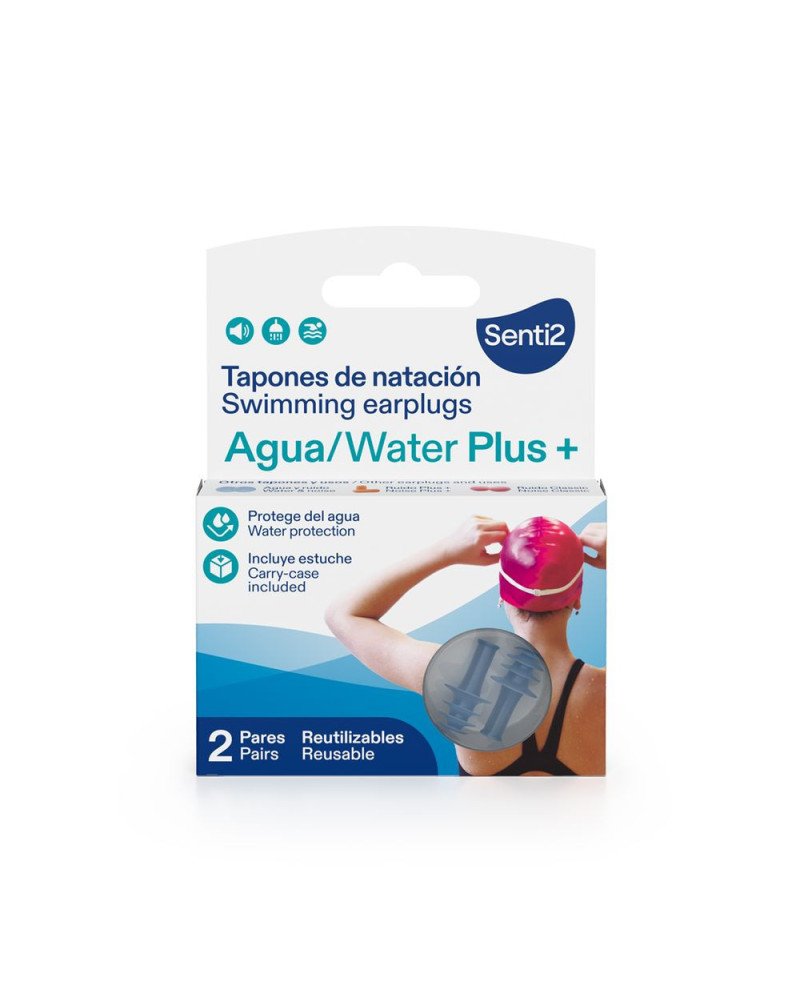 AGUA PLUS+ tapones de natación 2 u