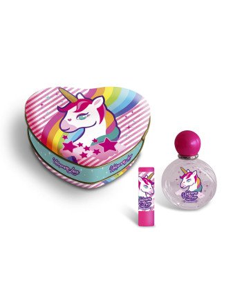 UNICORN CORAZÓN ESTUCHE METAL LOTE 4 pz