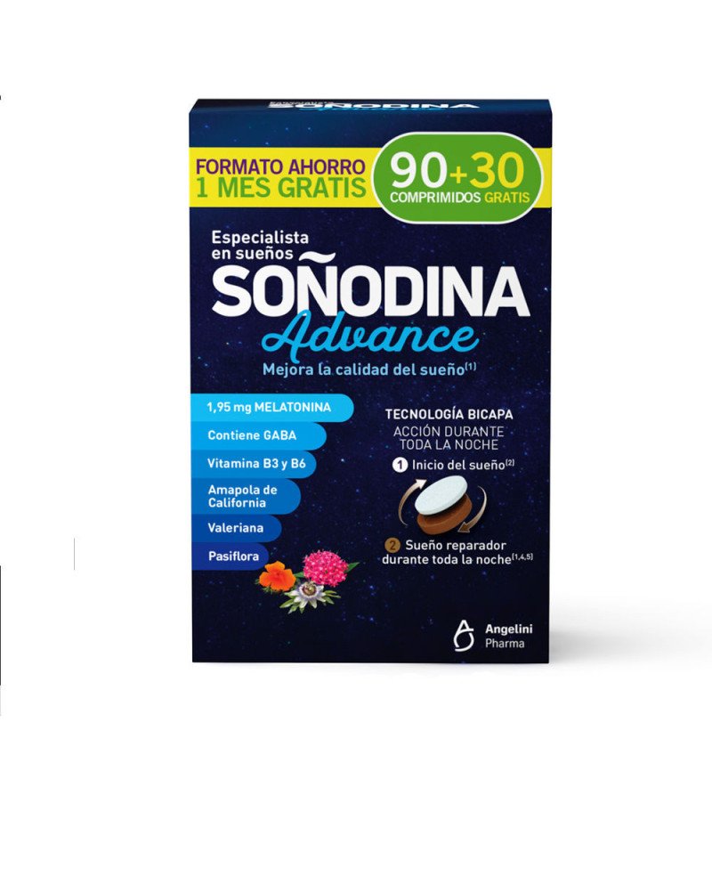 SOÑODINA melatonina bicapa 90 + 30 de regalo 120 comprimidos
