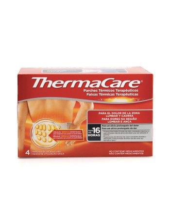 THERMACARE lumbar cadera parches térmicos 4 u
