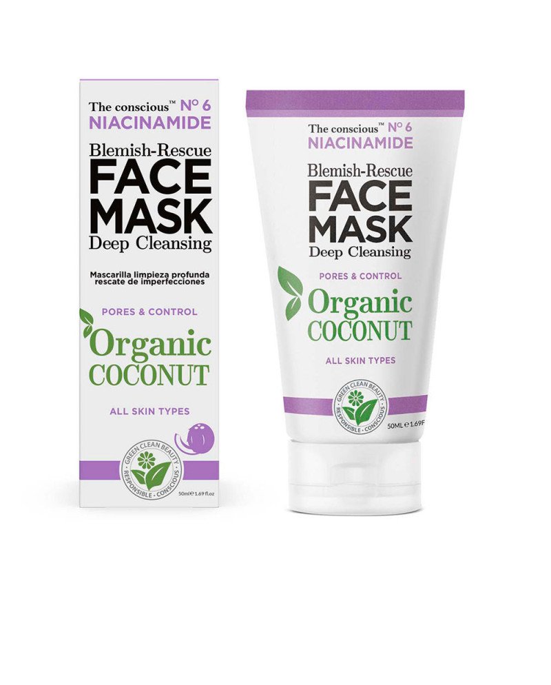 NIACINAMIDE blemish-rescue face mask organic coconut 50 ml