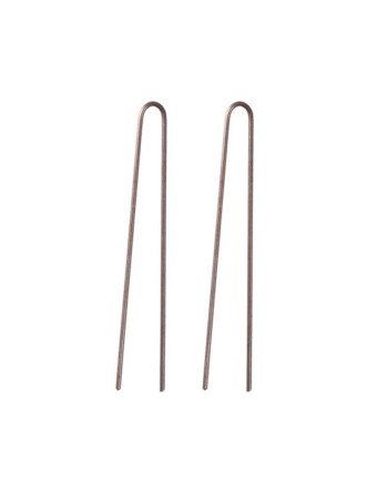 Eurostil Caja Horquillas Negras 60Mm 1Un