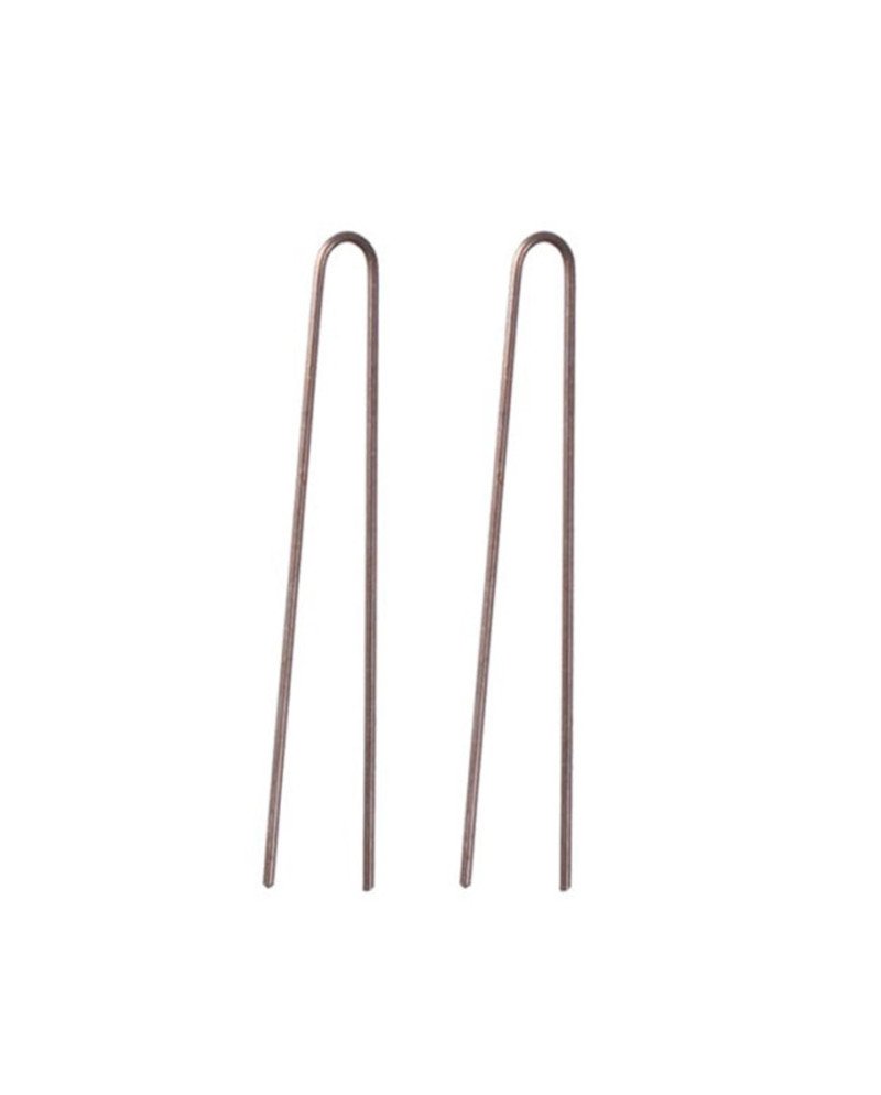 Eurostil Caja Horquillas Negras 60Mm 1Un