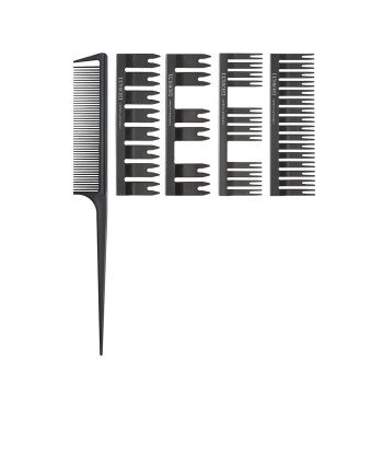 LUSSONI JUEGO DE PEINES 500 LOTE 5 pz