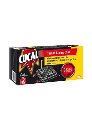 CUCAL trampa cucarachas 6 u