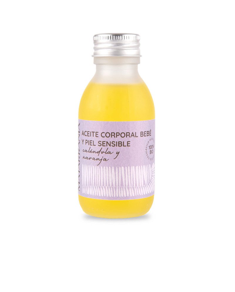 ACEITE HIDRATANTE SUAVE bebé y piel sensible 100% BIO 100 ml