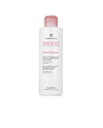 SKIN RESIST VELVET gel limpiador suave desmaquillante rostro y ojos 200 ml