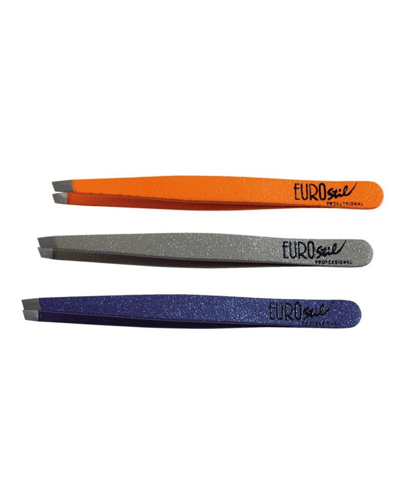 Eurostil Mediana 8Cm Pinza De Depilar Colores 1Un