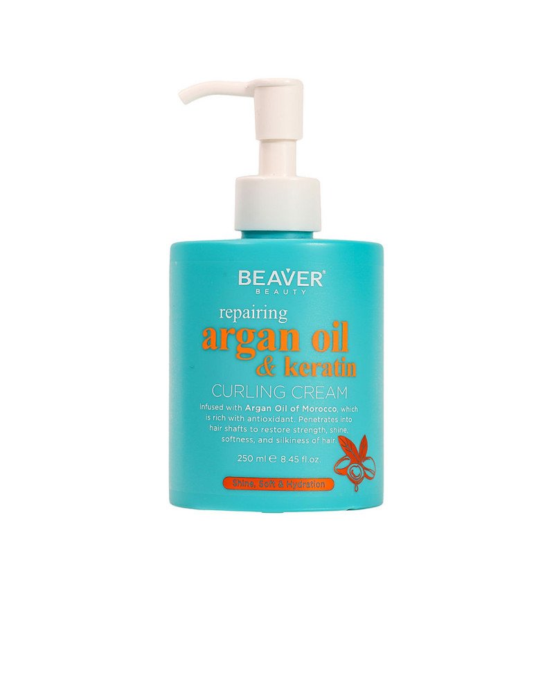 ARGAN OIL & KERATIN crema para rizos 250 ml