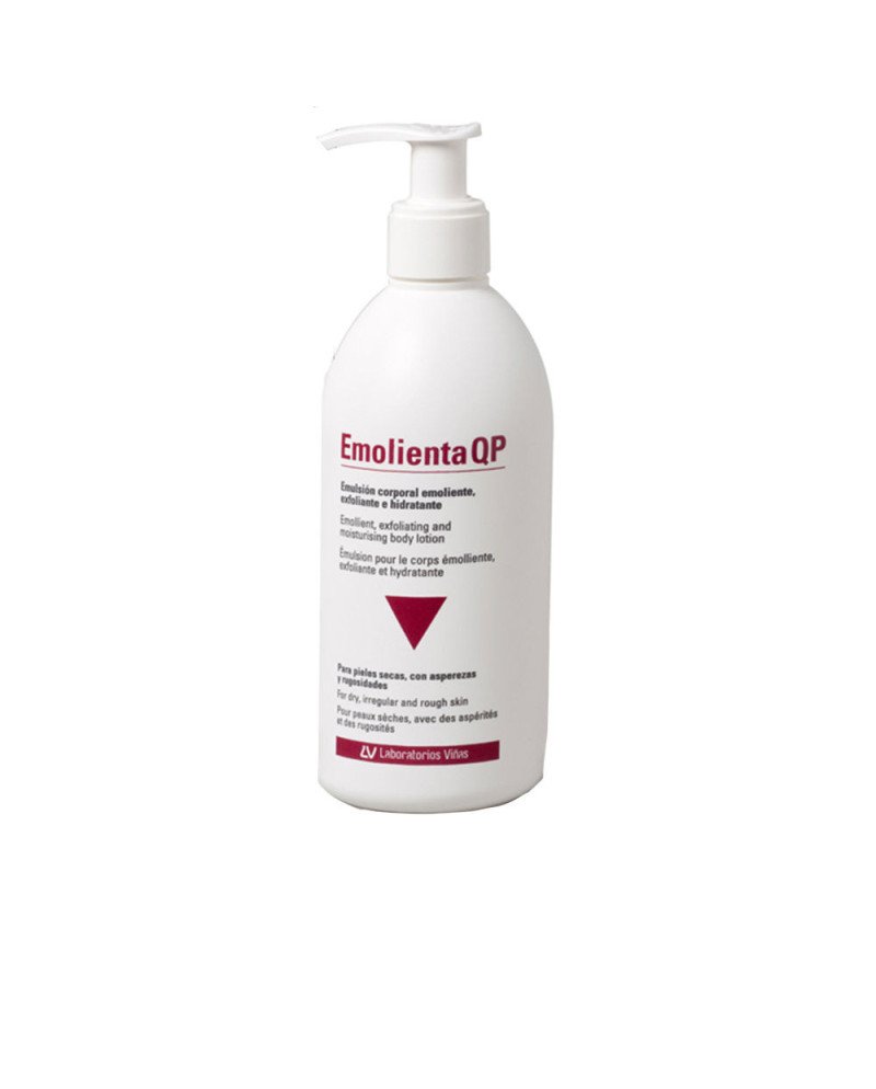 EMOLIENTA QP emulsión corporal emoliente, exfoliante e hidratante 300 ml