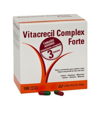VITACRECIL COMPLEX FORTE cabello y uñas cápsulas 180 u
