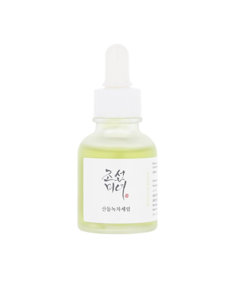 CALMING SERUM green tea + panthenol calma y refuerza la hidratación 30 ml