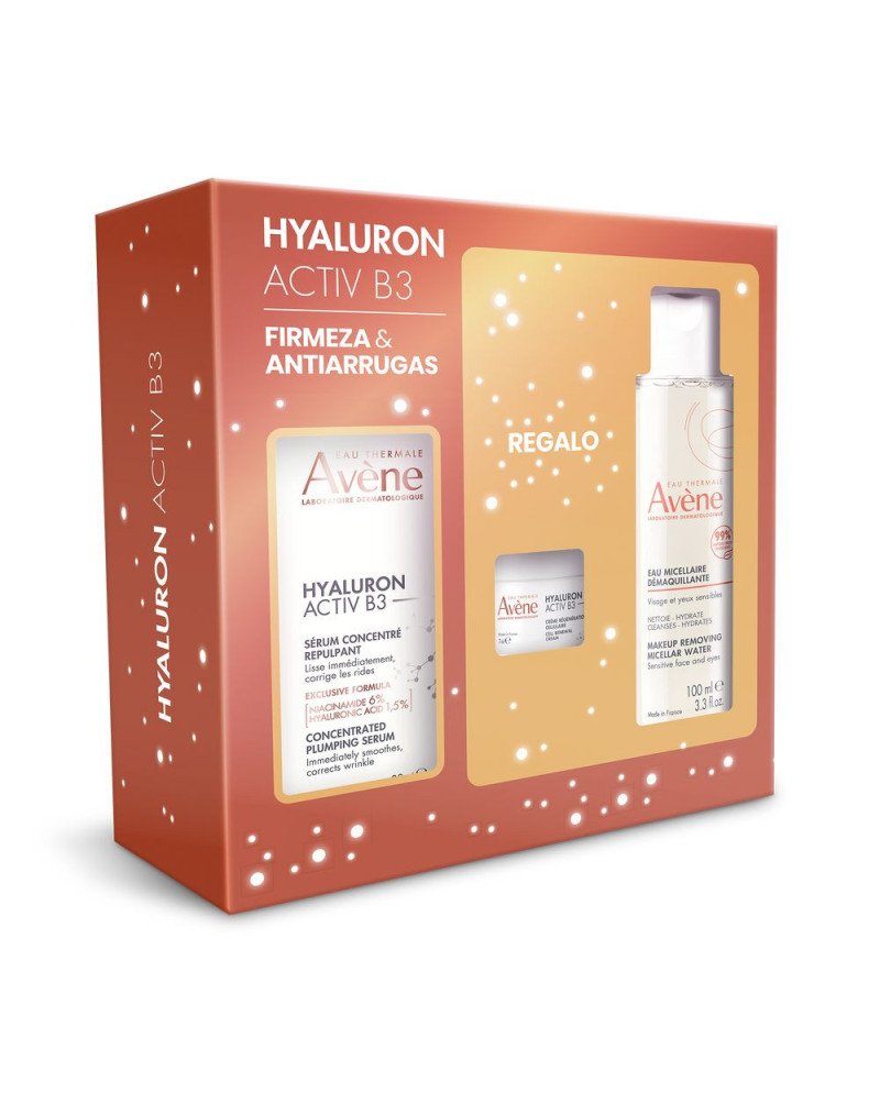HYALURON ACTIV B3 SÉRUM + MICELAR + CREMA ESTUCHE 3 pz