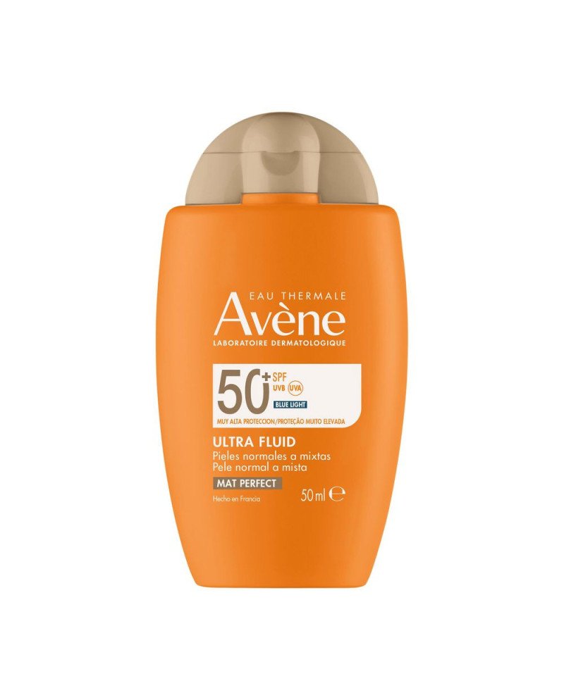 SOLAIRE ULTRA FLUIDO MAT PERFECT protector solar facial tono universal SPF50 50 ml